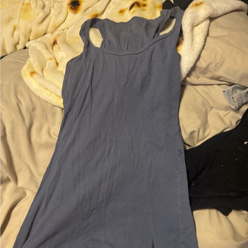 Women's Blue Sleeveless Top